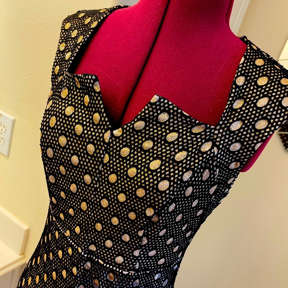 Black and Gold Dress